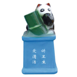 玻璃钢垃圾桶KT-1004